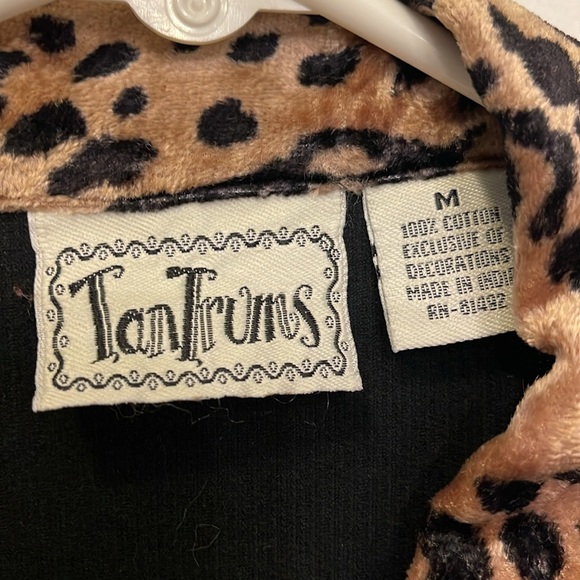 Tantrums VTG Tapestry Art-to-Wear Funky Jacket, Size medium Animal Print Floral - Picture 3 of 5